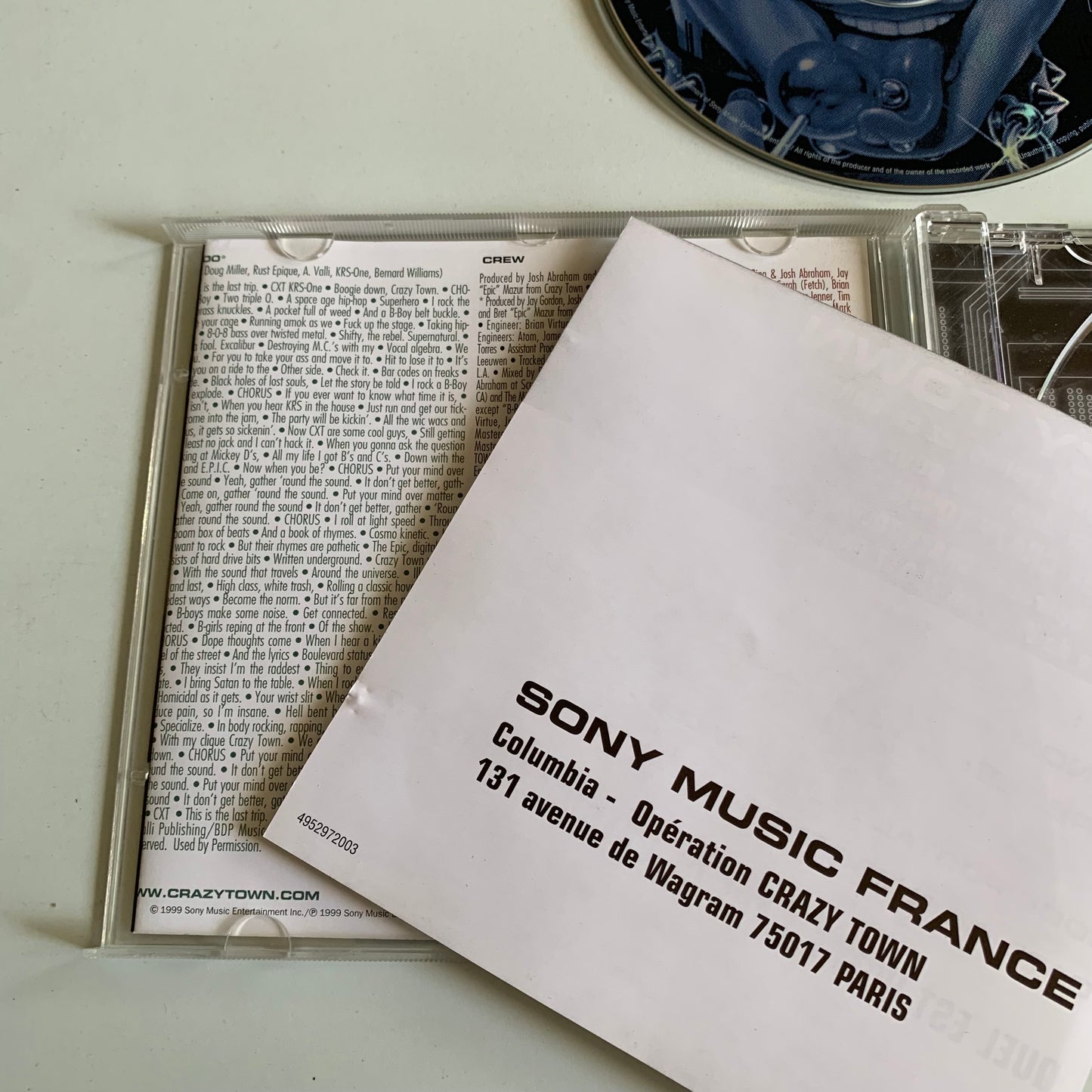 Crazy Town - The Gift Of Game - 1999 Occasion