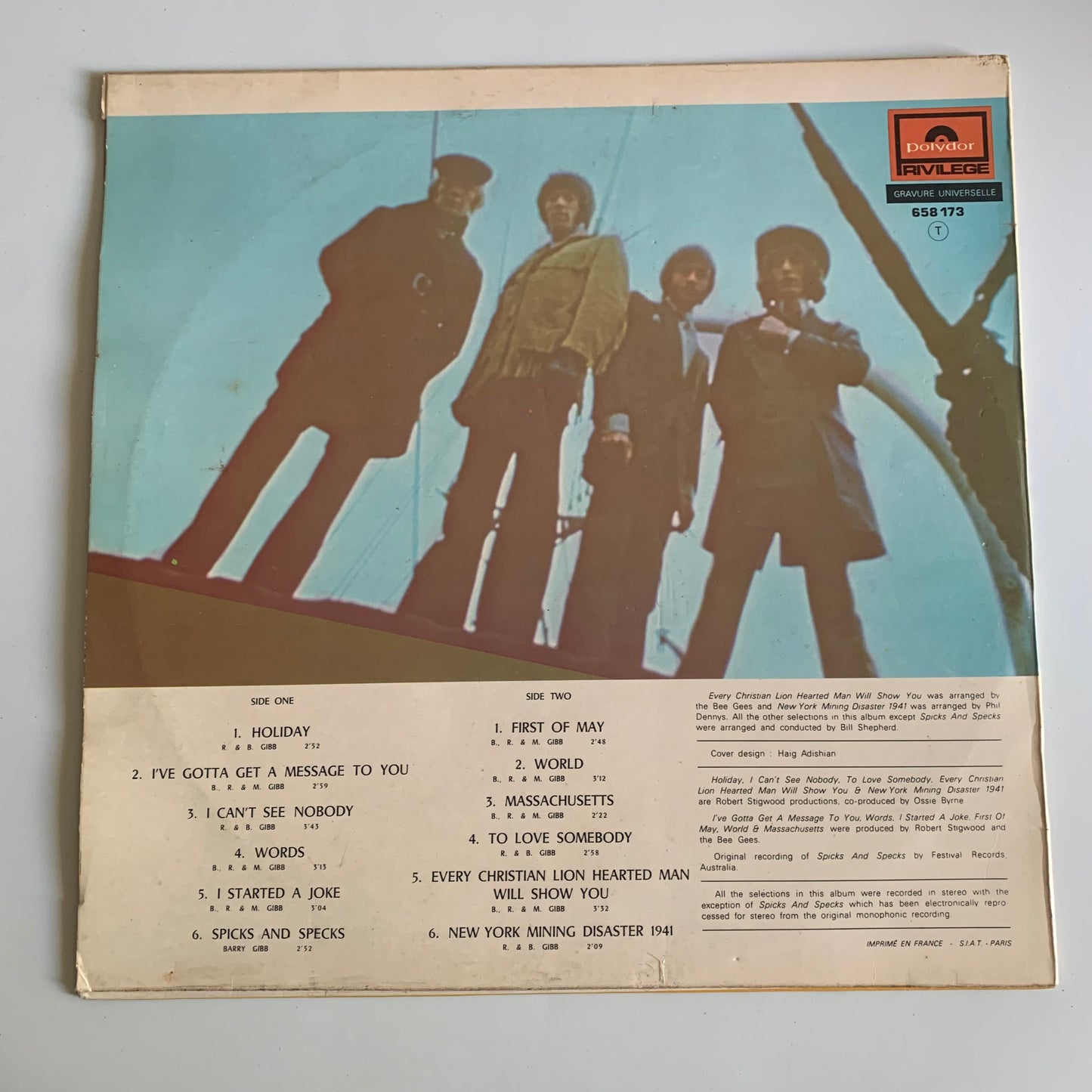 Bee Gees - Best Of Bee Gees - LP 1969 Occasion