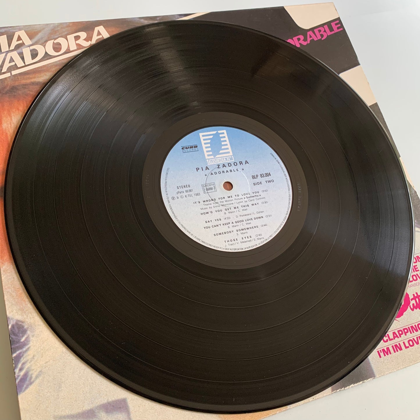 Pia Zadora - Adorable - LP 1983 Occasion