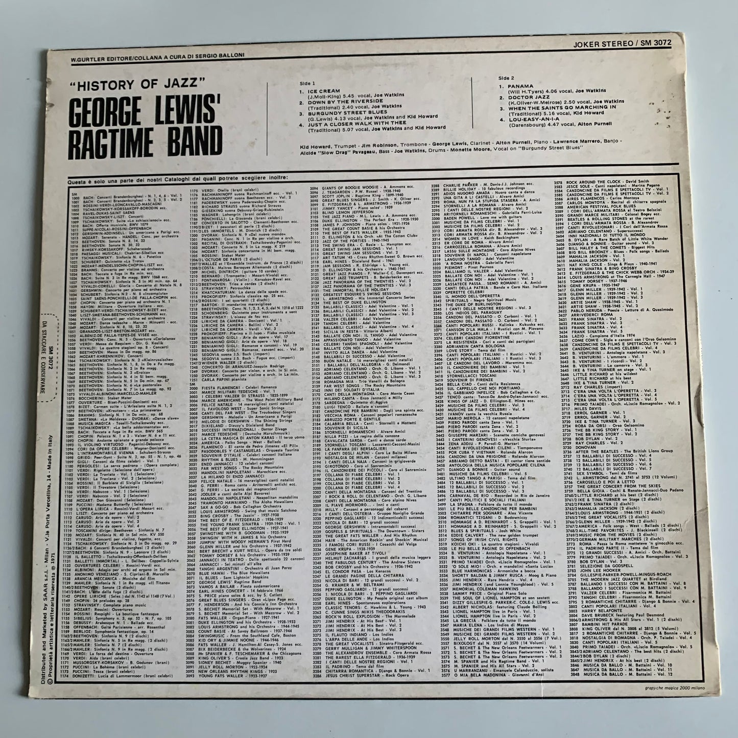 George Lewis Ragtime Band - LP Occasion