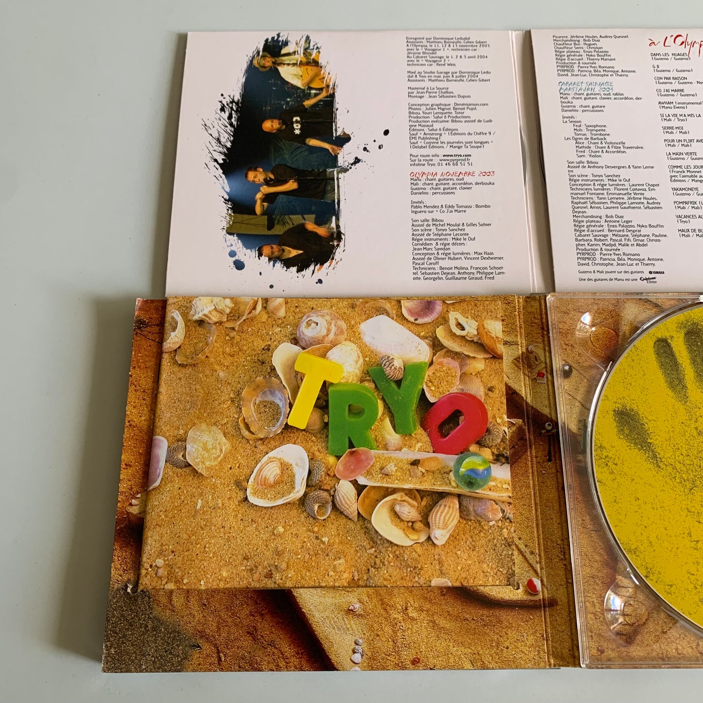 Lot 4 albums Tryo - Grain De Sable - Faut Qu'ils S'Activent - Mamagubida - De Bouches A Oreilles