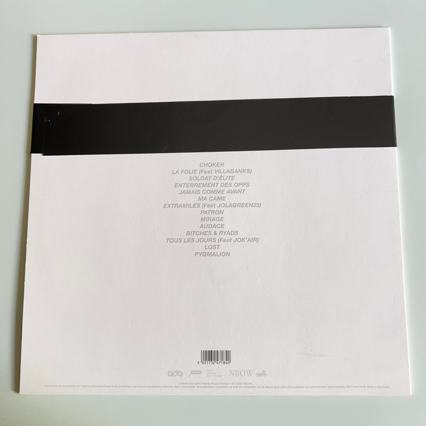 B.B. Jacques - Blackbird - LP Blanc 2024