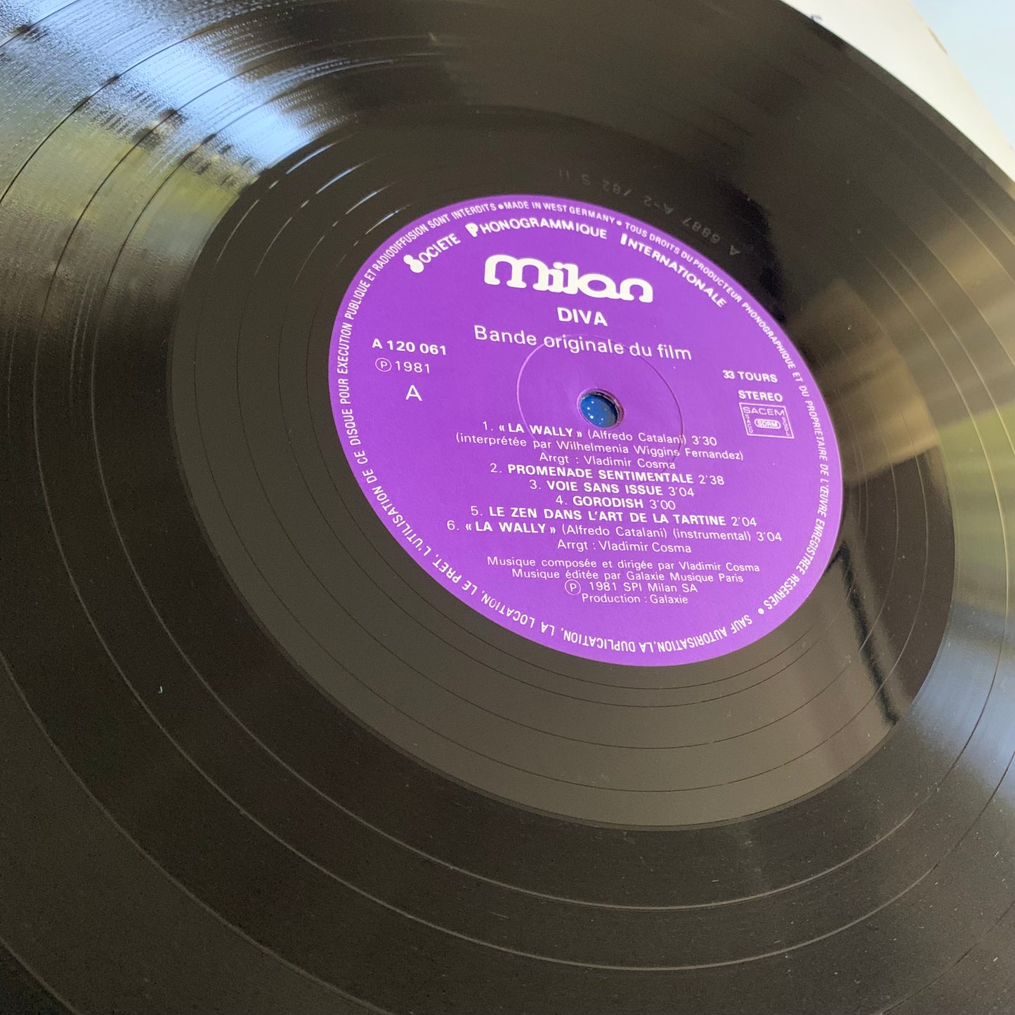 Diva - Bande Originale Du Film - LP 1981