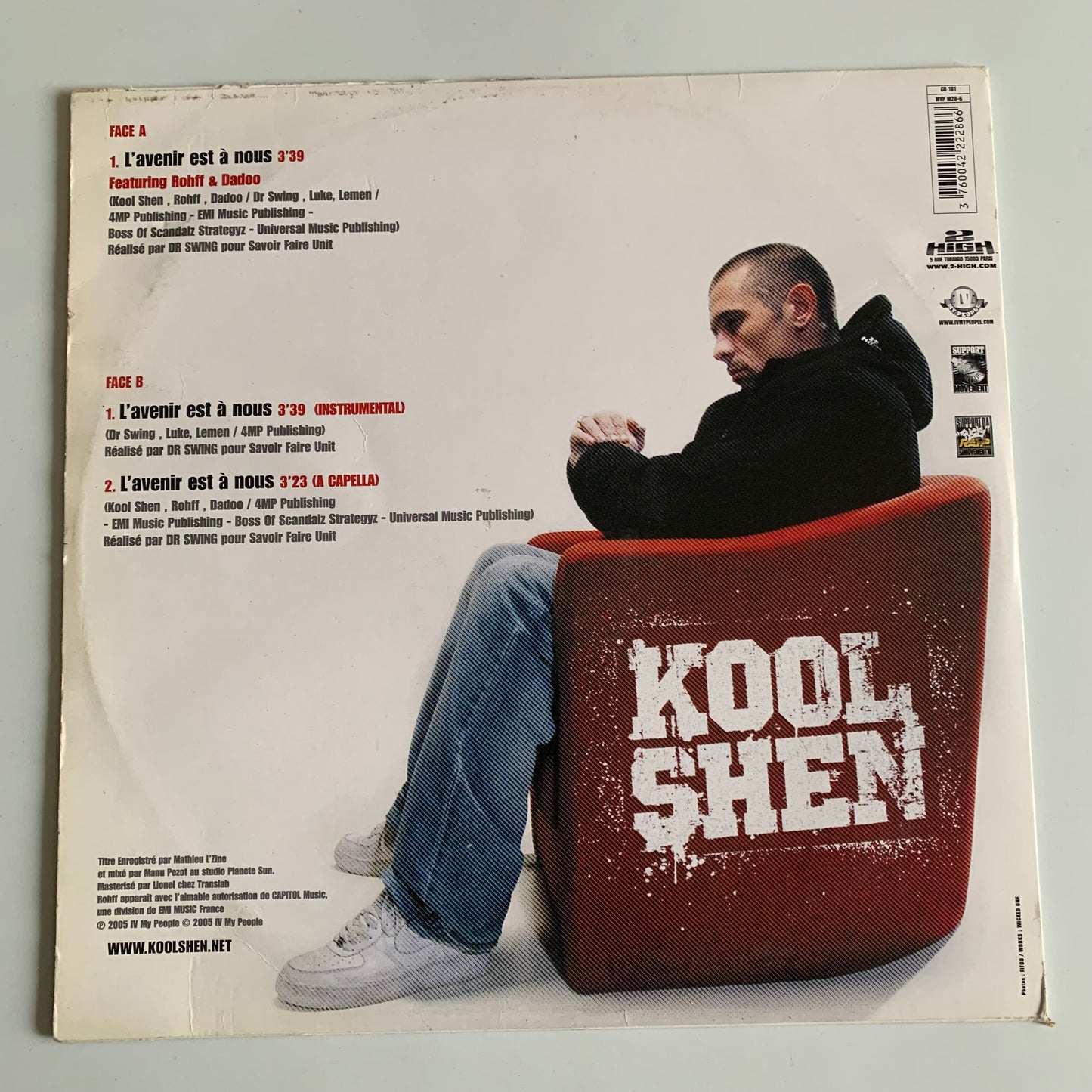 Kool Shen - L'Avenir Est A Nous - Single 2005 Occasion