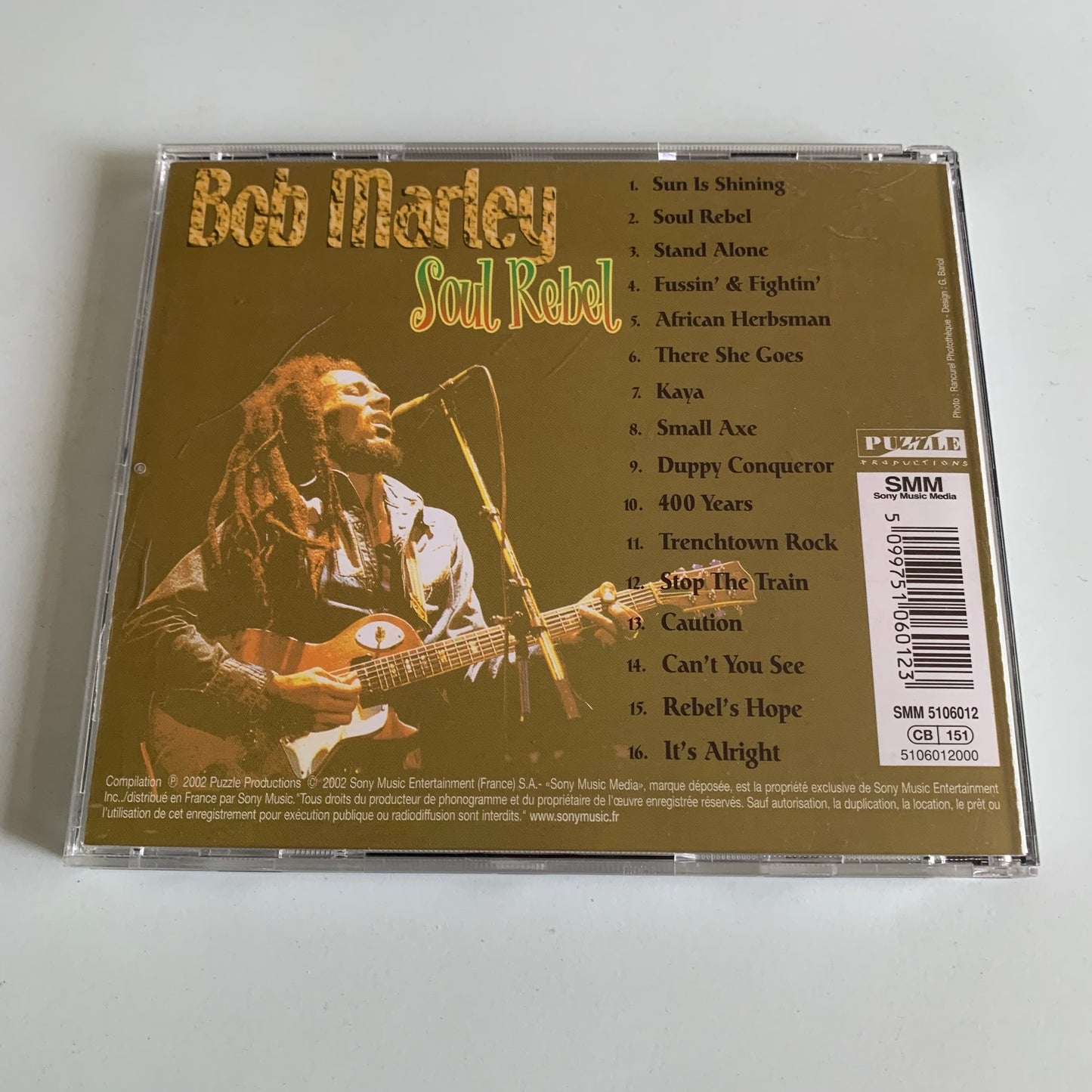 CD - Bob Marley - Soul Rebel - 2002 Occasion