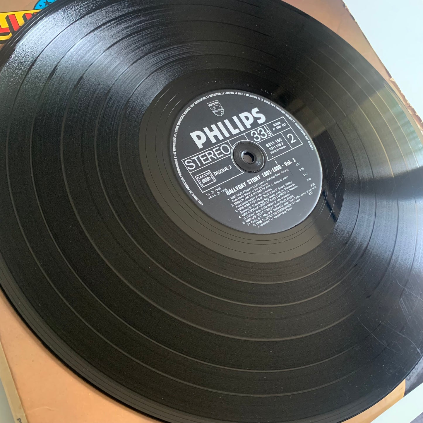Johnny Hallyday - 1961-1966 - Double LP 1975 Occasion
