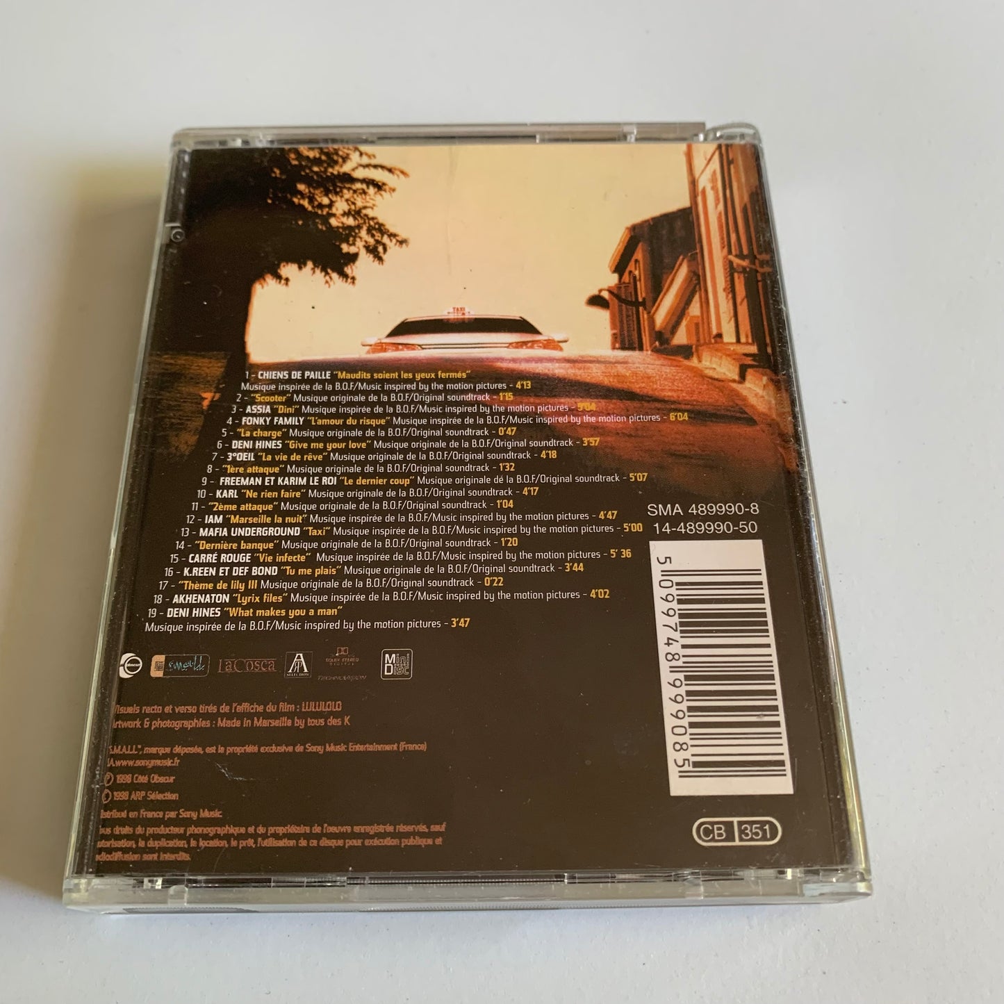 MiniDisc - Taxi - B.O. Du Film - 1999 Occasion