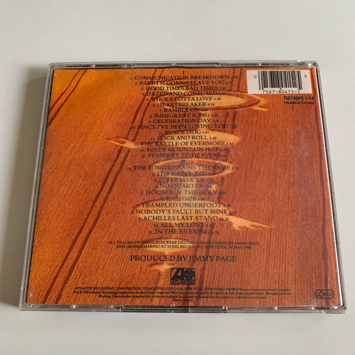 Led Zeppelin - Remasters - 1990 Occasion