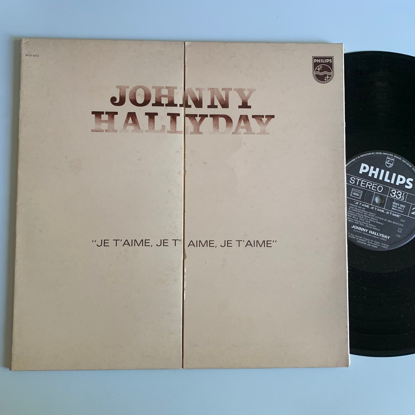 Johnny Hallyday - Je T'aime, Je T'aime, Je T'aime - LP 1974 Occasion