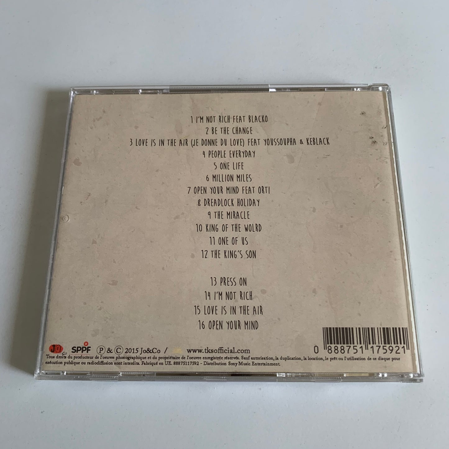 CD - The King's Son - The King's Son - 2015 Occasion