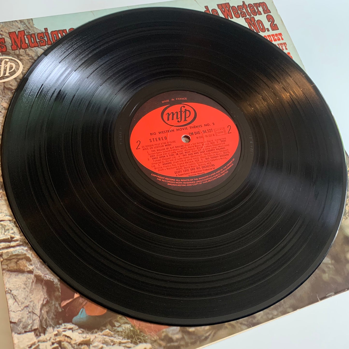 Geoff Love & His Orchestra - Les Musiques Des Grands Films De Western No. 2 - LP 1975 Occasion