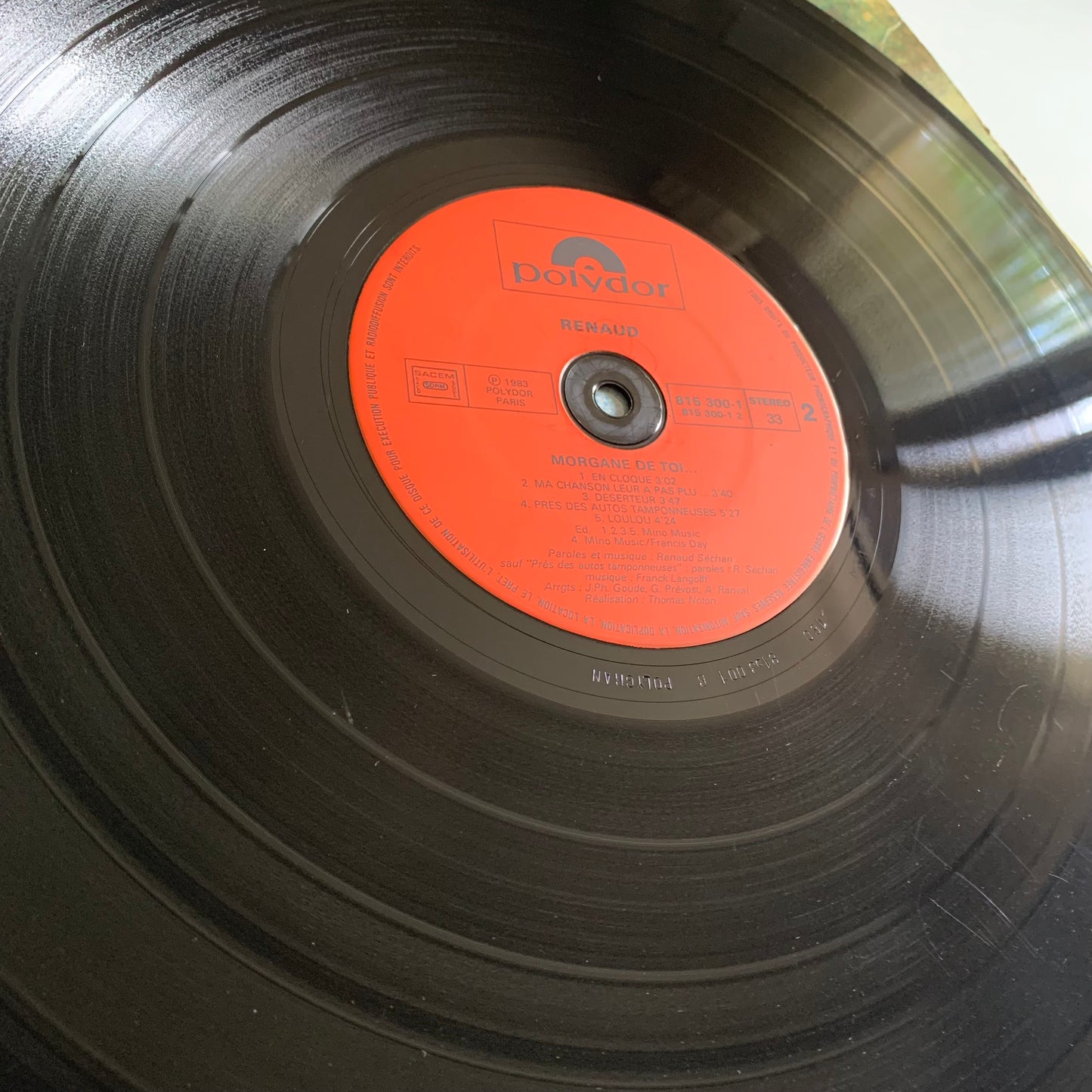 Renaud - Morgane De Toi - LP 1983 Occasion
