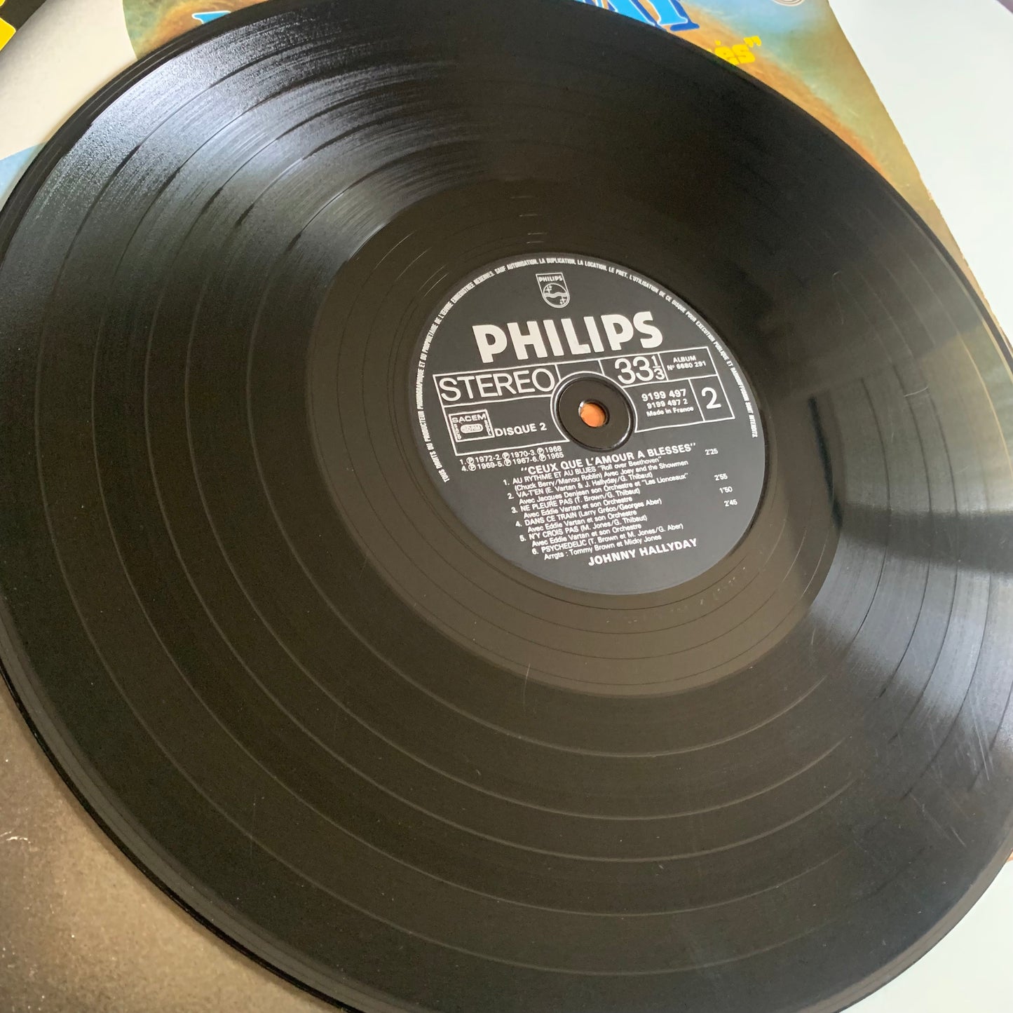 Johnny Hallyday - Ceux Que L’Amour A Blessés - Double LP 1980 Occasion