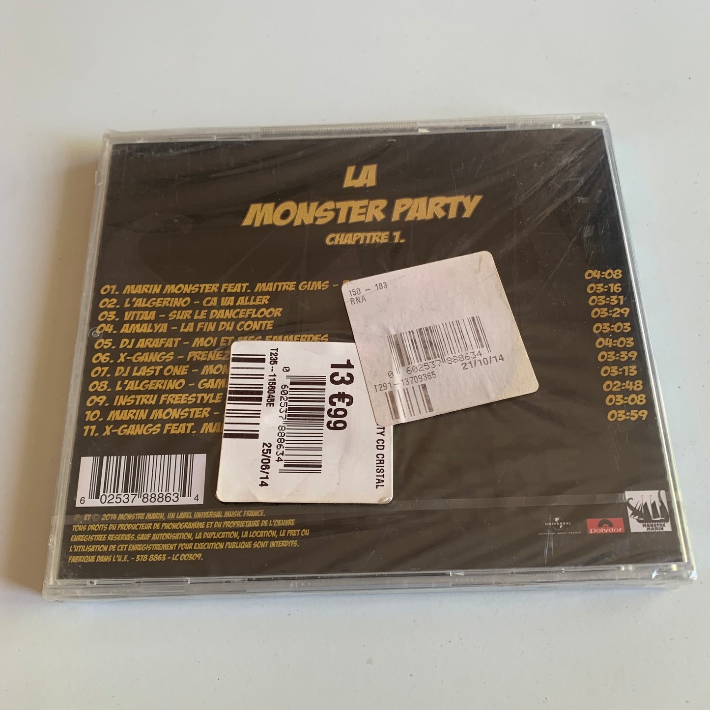 Variétés Compilation - La Monster Party - Chapitre 1 - 2014 Neuf sous Blister