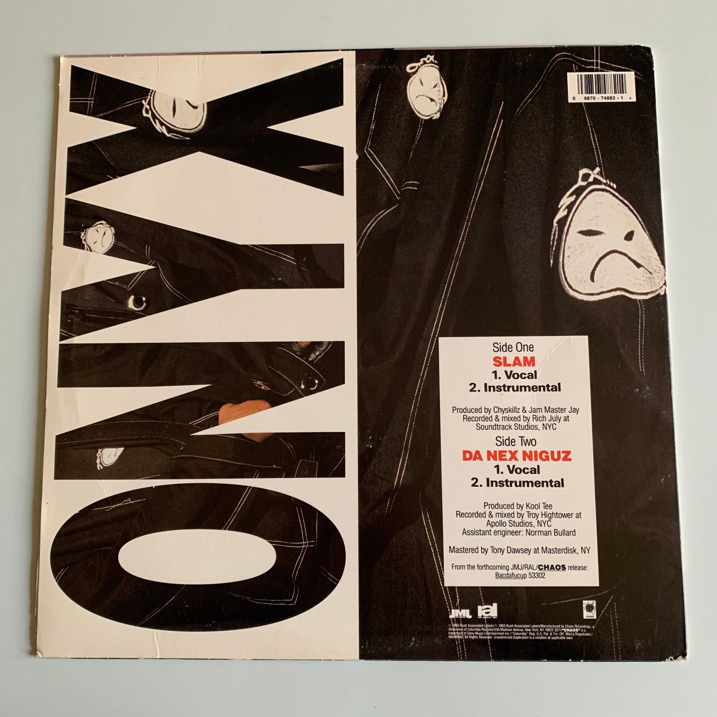 Onyx - Slam - Single 1993