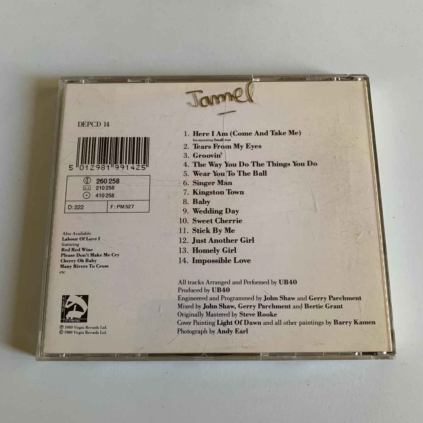 UB40 - Labour Of Love II - 1989 Occasion