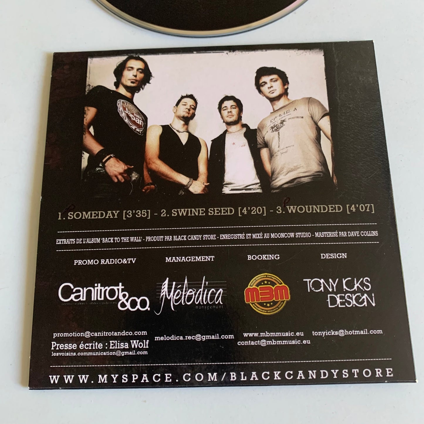 CD - Black Candy Store - Someday - Single Promo 2010 - Occasion