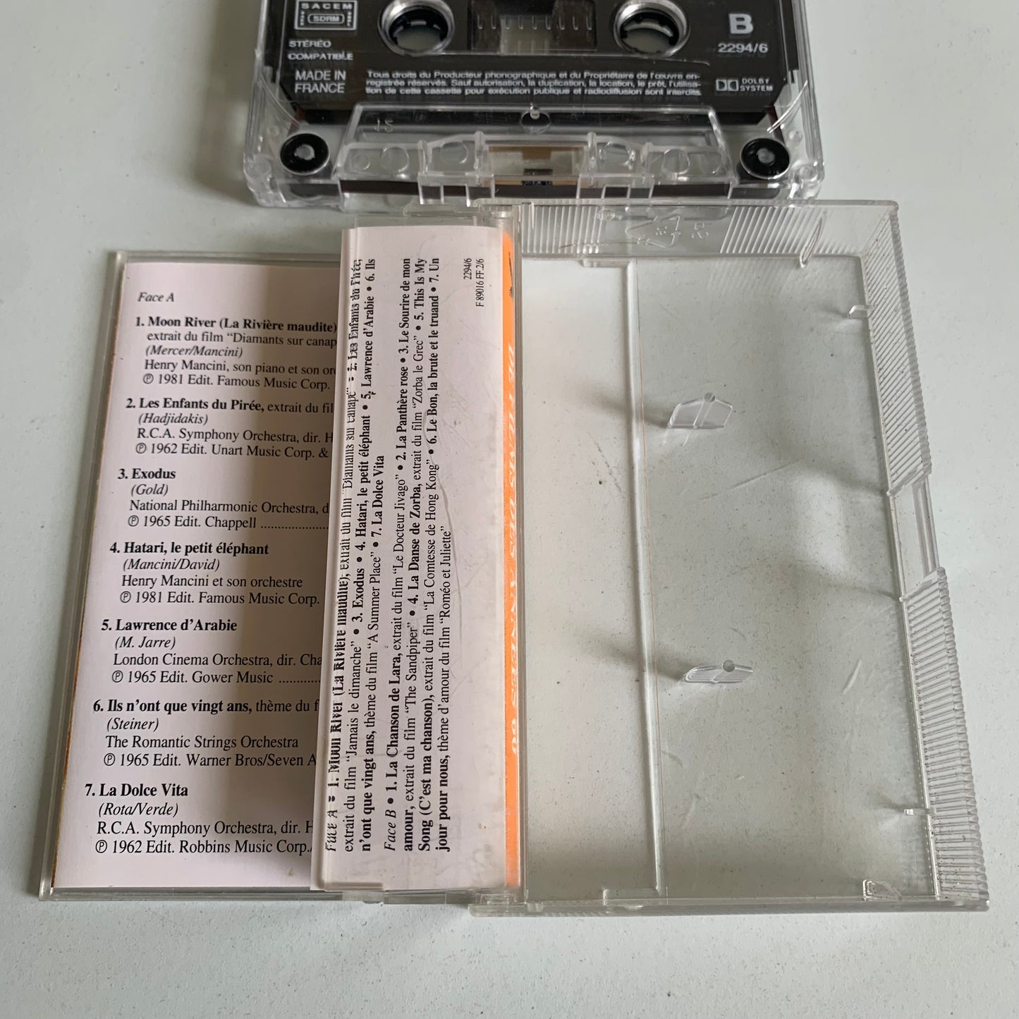 Various - Les Plus Belles Musiques de Films Des Années '60 - 1993 Occasion