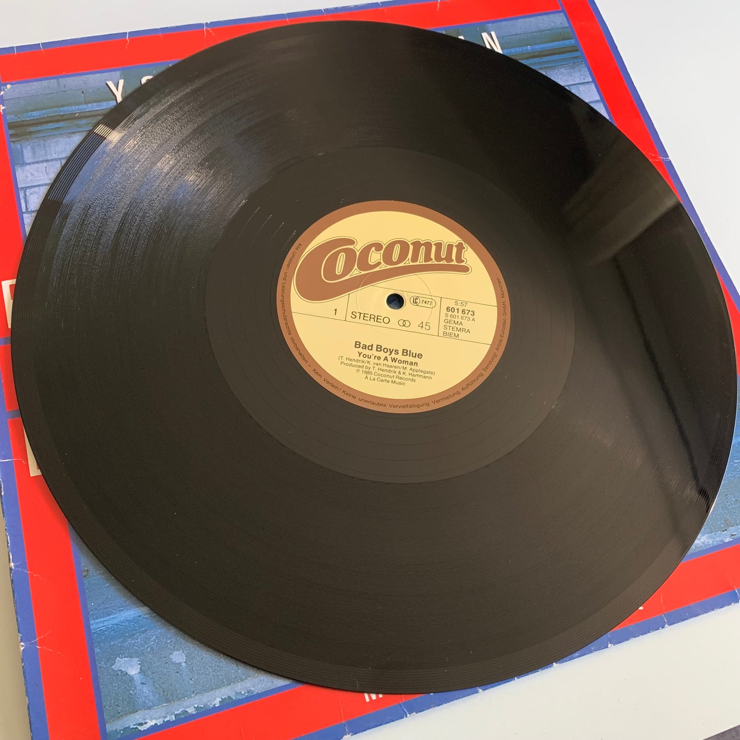 Bad Boys Blue - You're A Woman Long Version - Maxi 45t. 1985 Occasion