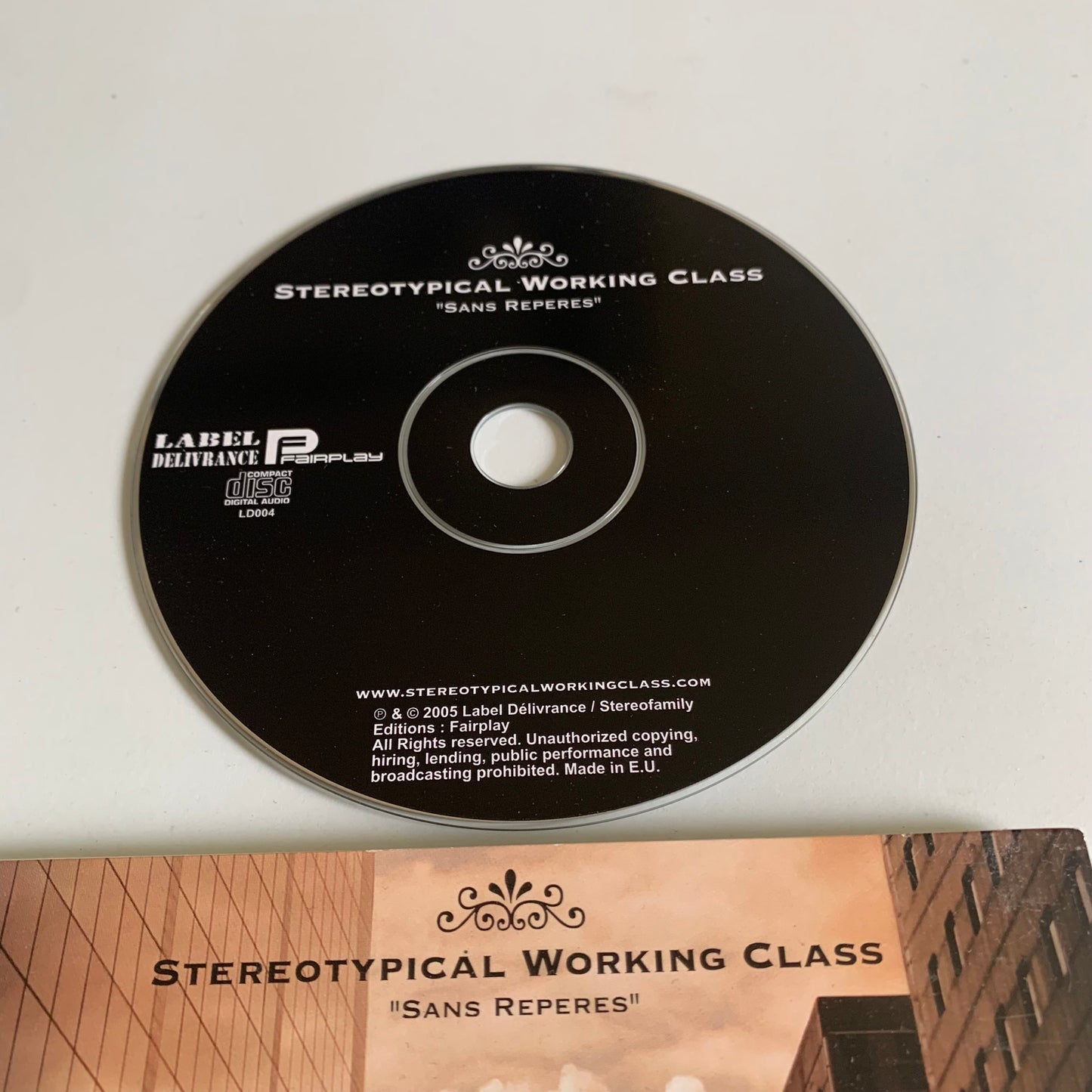 CD - Stereotypical Working Class - Sans Repères - 2005 Occasion