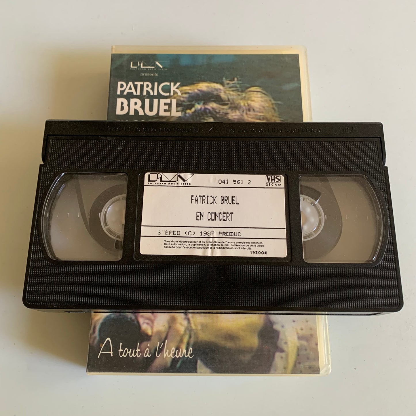 Patrick Bruel - En Concert - À tout à l’Heure - VHS 1987 Occasion