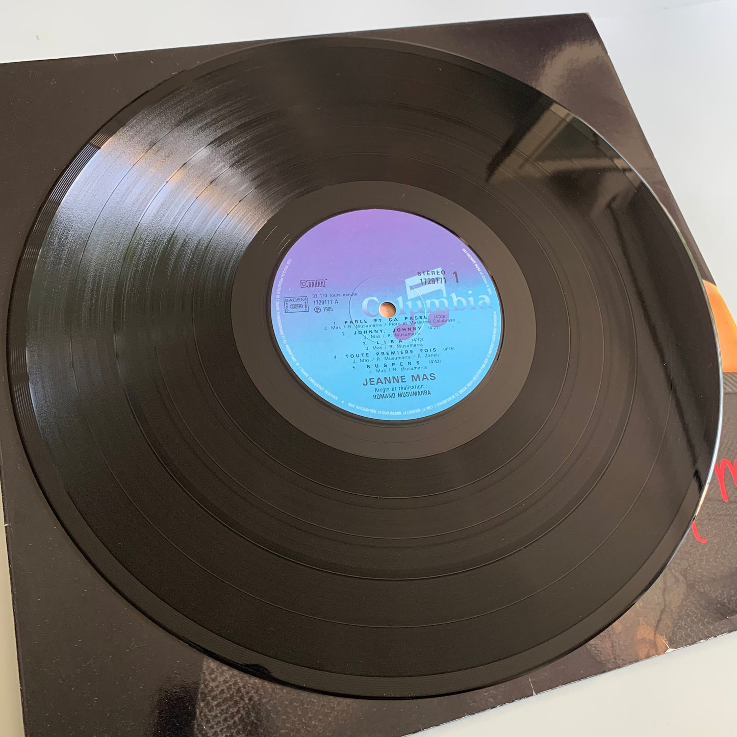 Jeanne Mas - Jeanne Mas - LP 1985 Occasion
