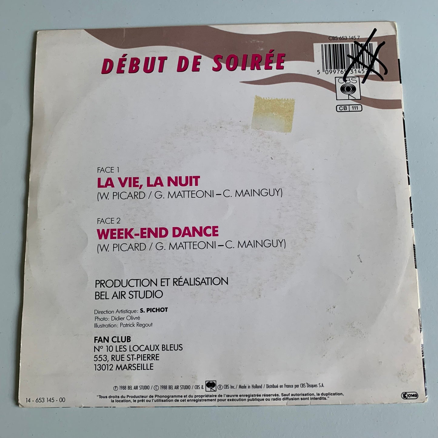 Debut De Soiree - La Vie La Nuit - 1988 Occasion
