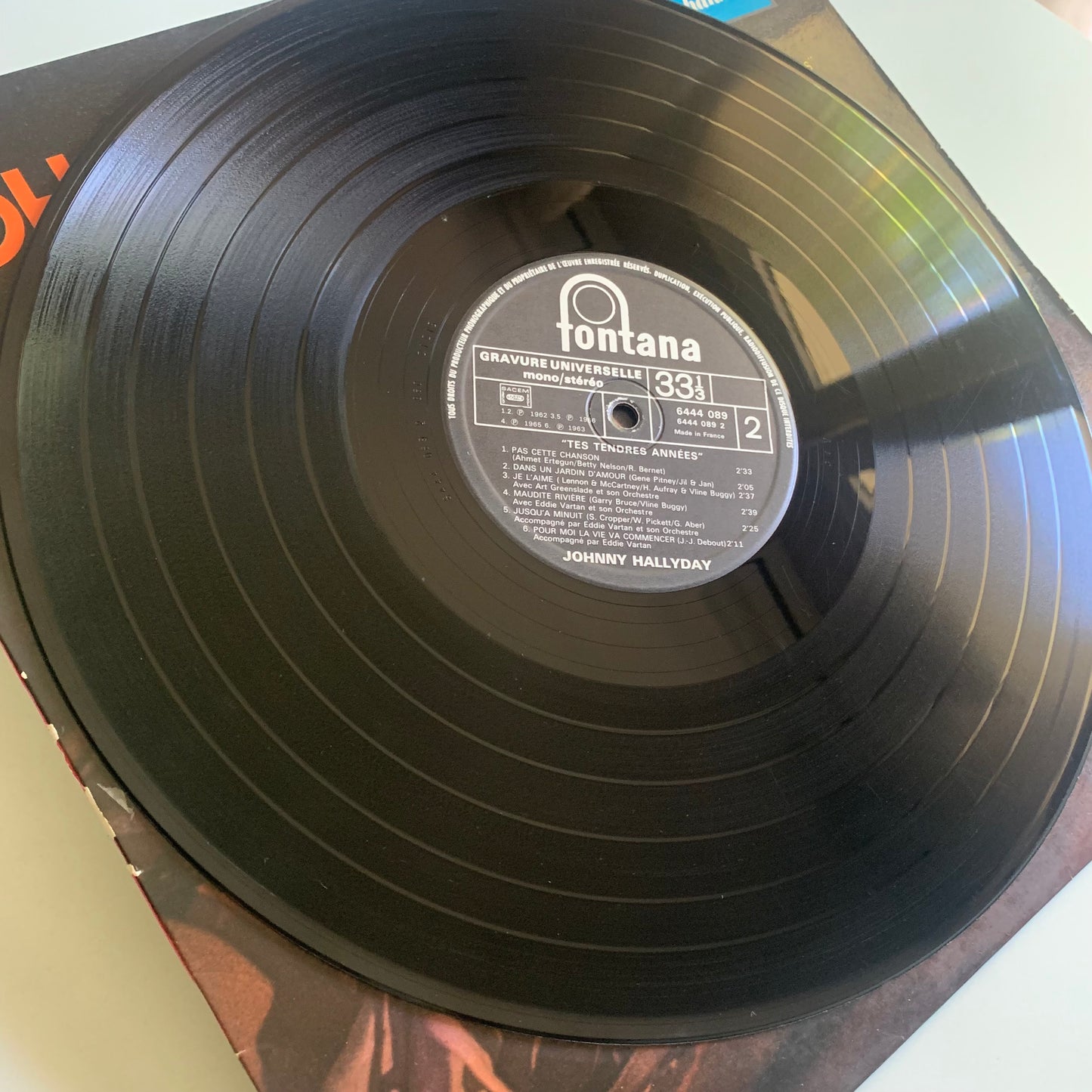 Johnny Hallyday - Tes Tendres Années - LP Occasion