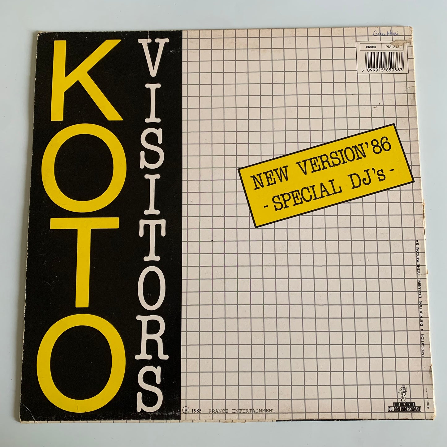 Koto - Visitors - New Version’ 86 - Maxi Single 1985 Occasion