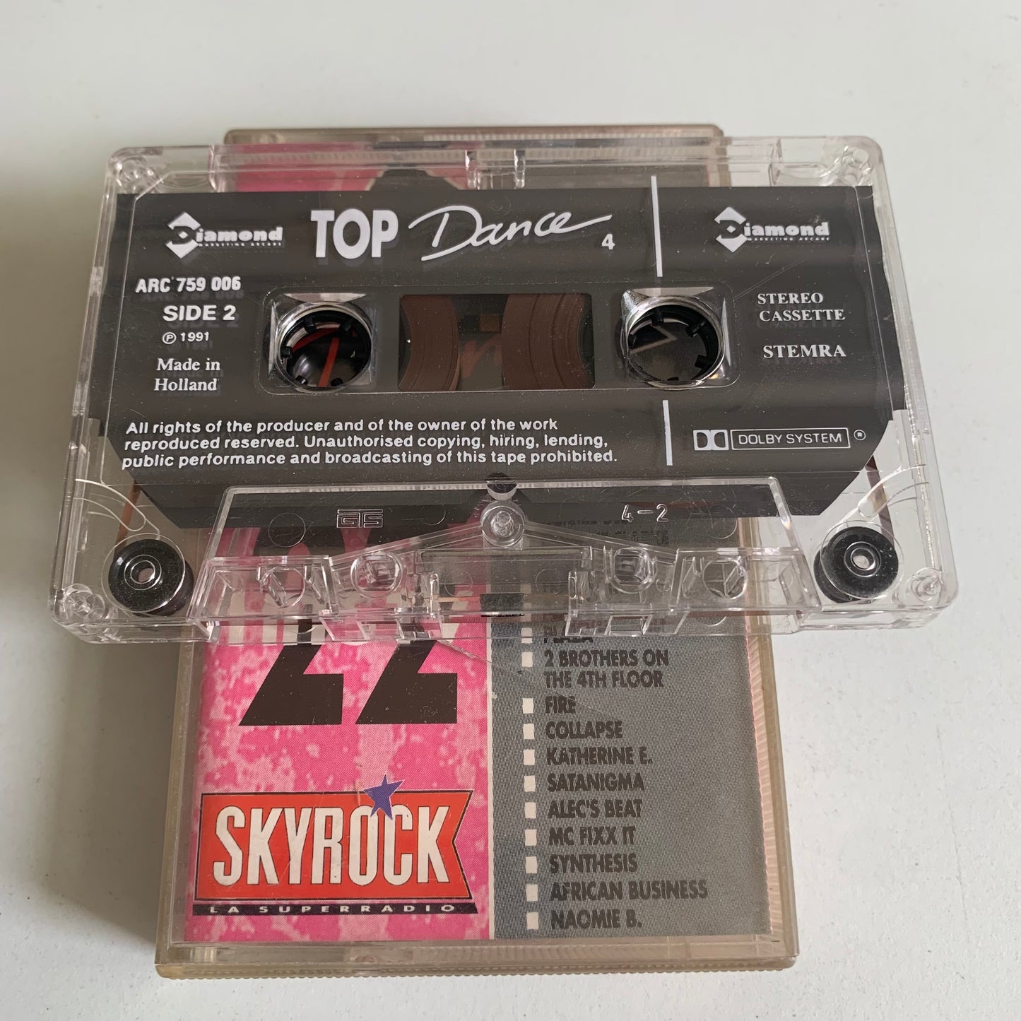 Variétés Compilation - Top Dance Volume 4 - 1991 Occasion