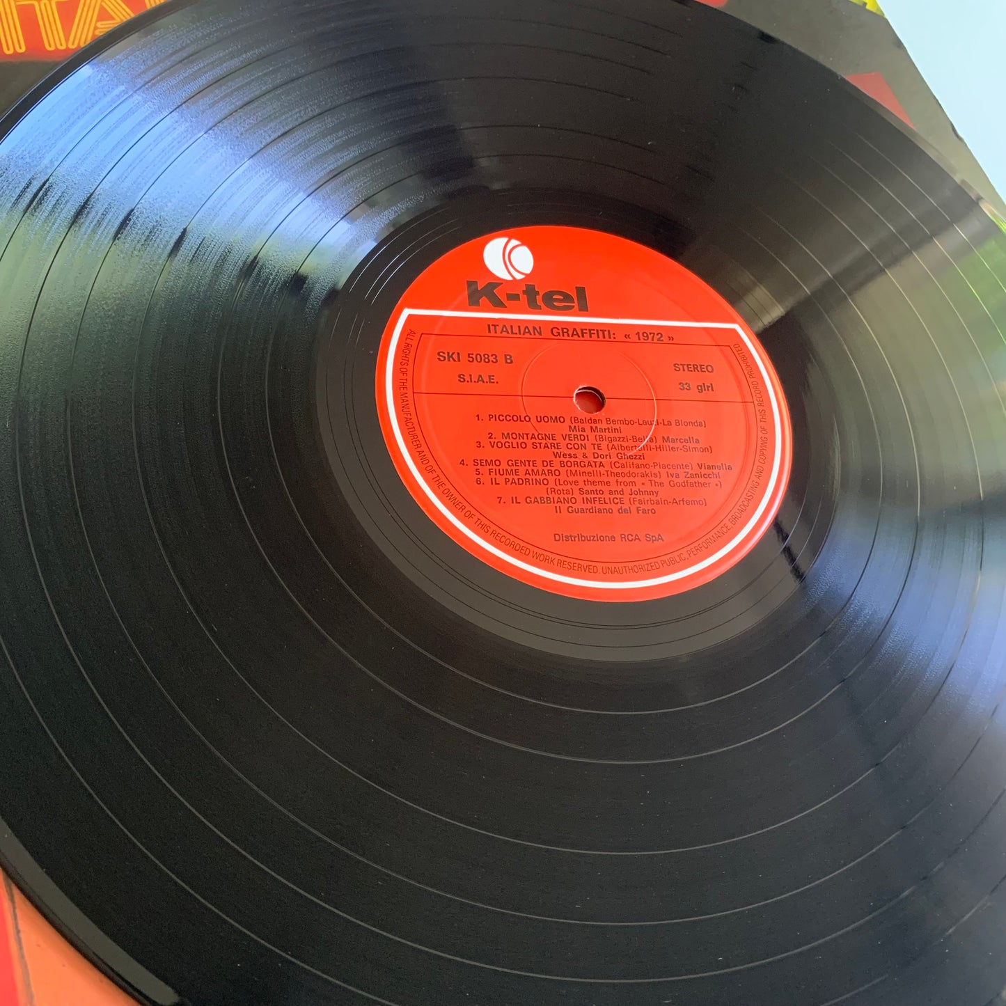 Variétés Compilation - Italian Graffiti 1972 - LP Occasion