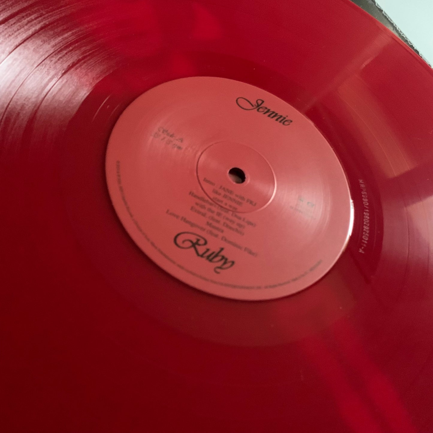 Jennie - Ruby - Exclusive Translucent Red Vinyl - LP 2025