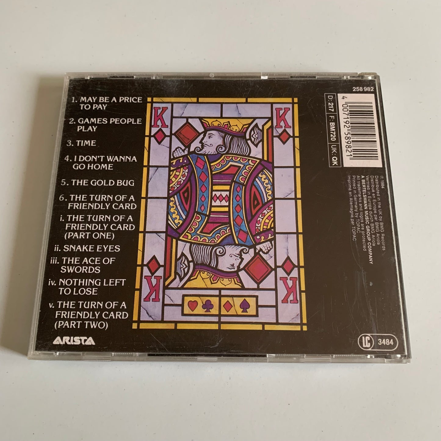 CD - The Alan Parsons Project - Turn Of A Friendly Card - 1984 Occasion