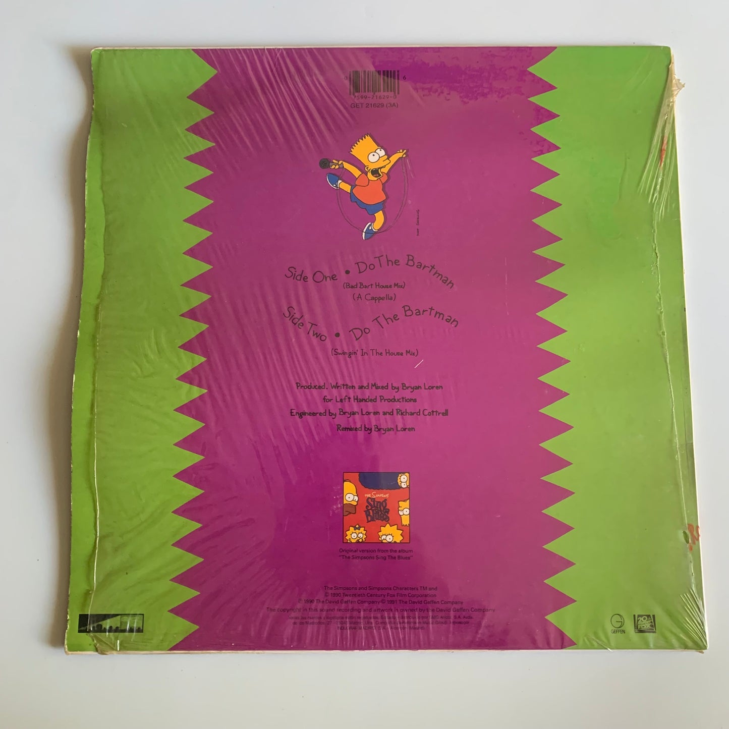 The Simpsons - Do The Bartman - Maxi Single 1991 Occasion