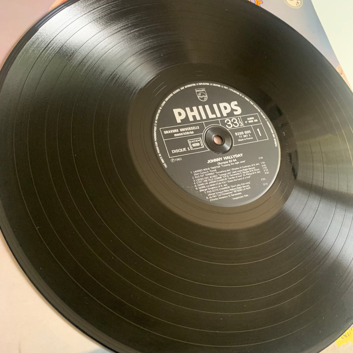 Johnny Hallyday - Olympia 1962 et 1964 - Double LP 1976 Occasion