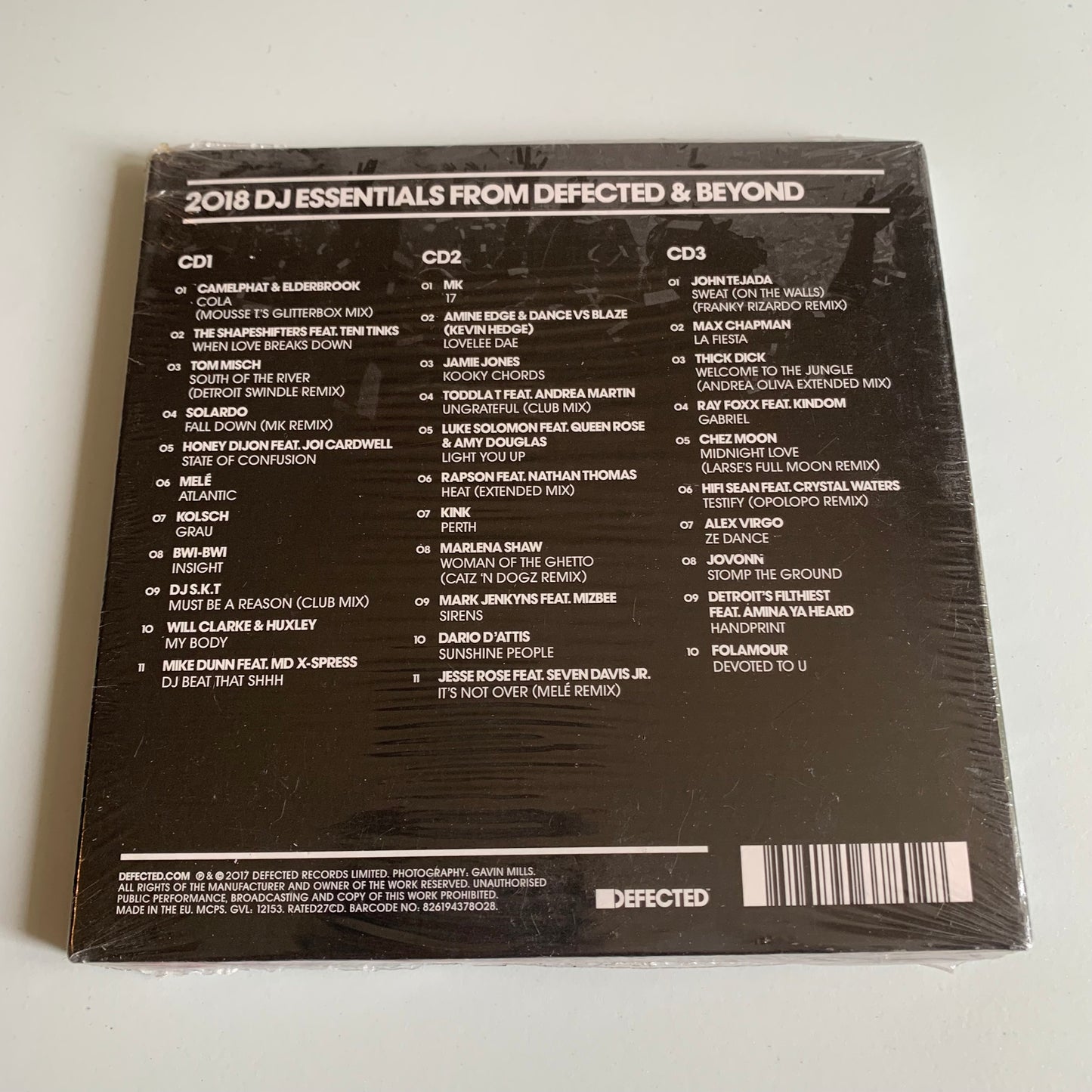 Variétés Compilation - Defected Presents Most Rated 2018 - 2017 Neuf sous Blister