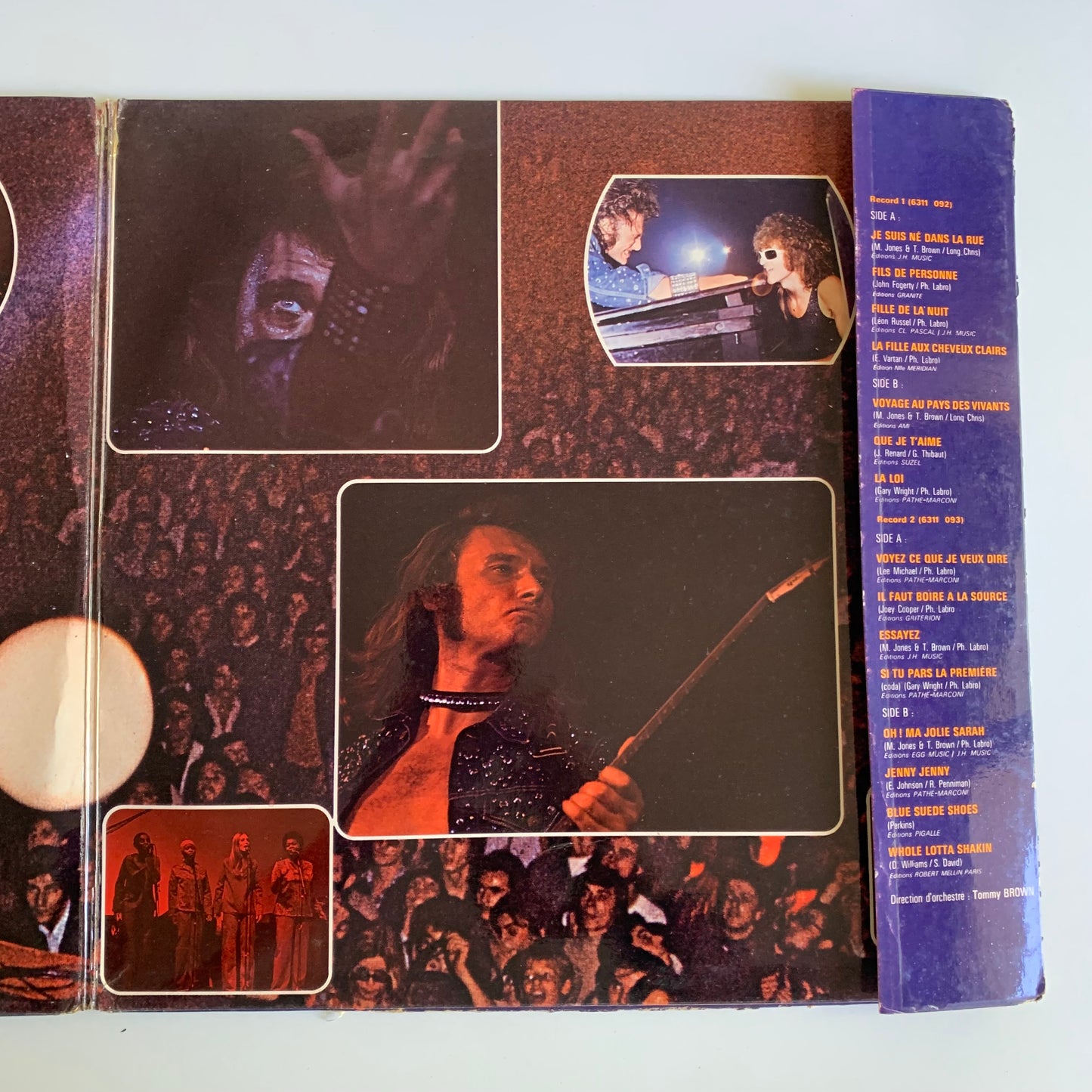 Johnny Hallyday - Live At The Palais Des Sports - Double LP 1971 Occasion
