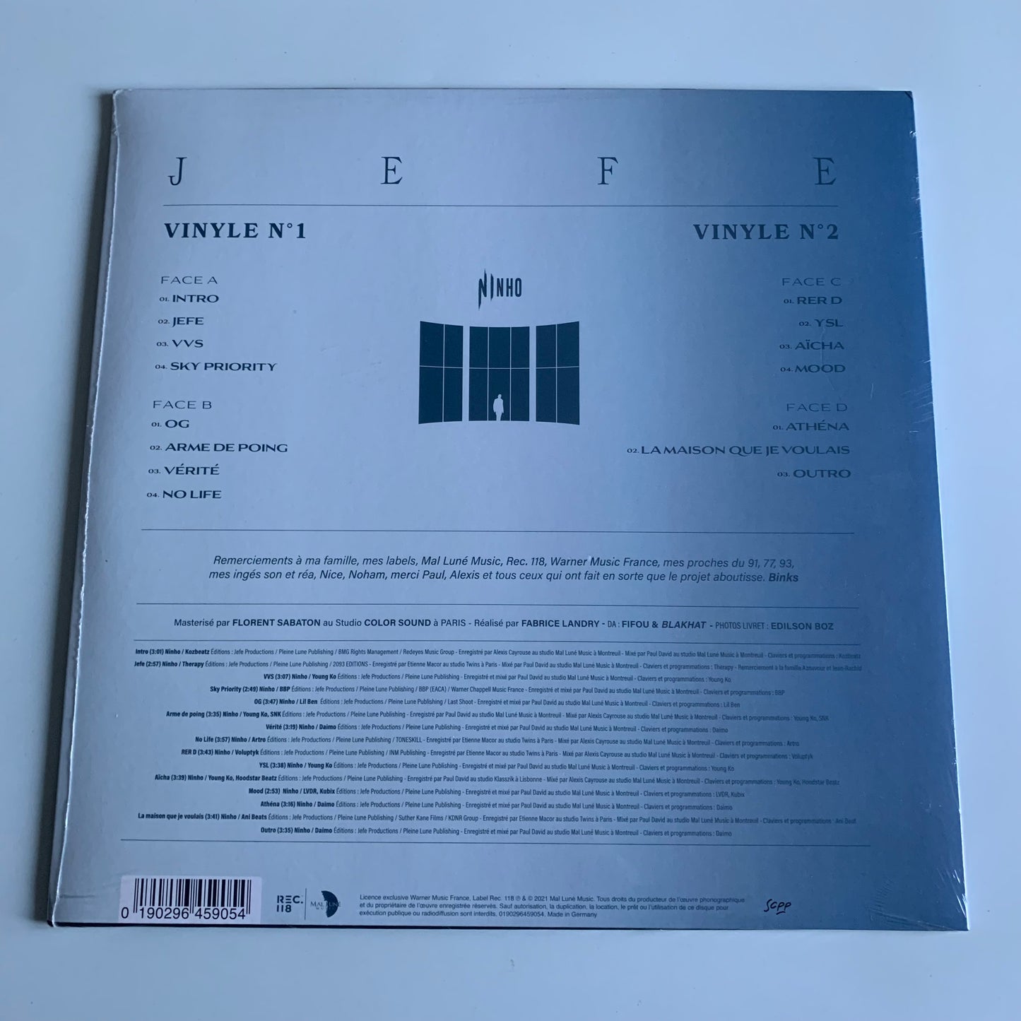 Ninho - Jefe - Double LP 2021 Neuf sous Blister