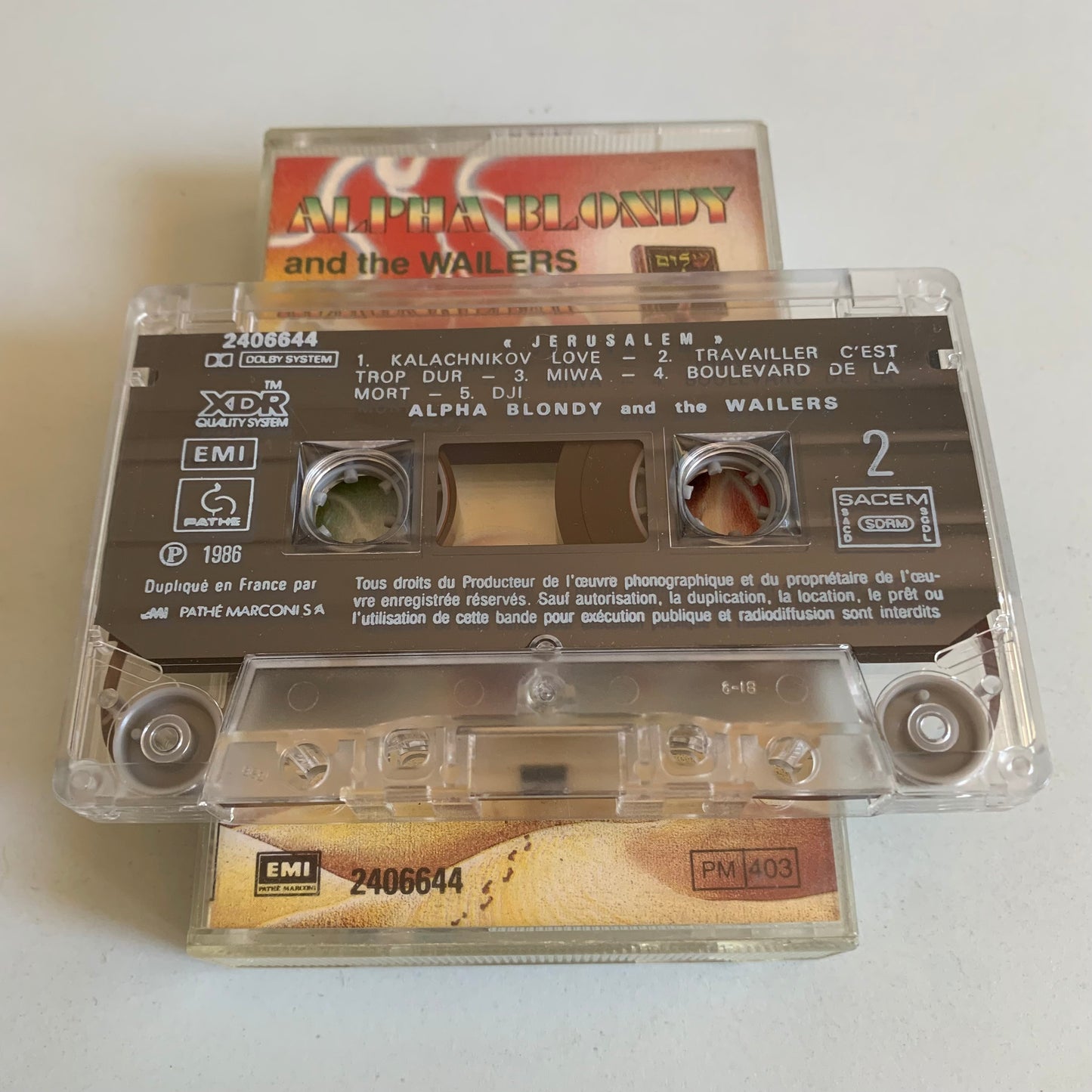 Alpha Blondy - Jérusalem - 1986 Occasion