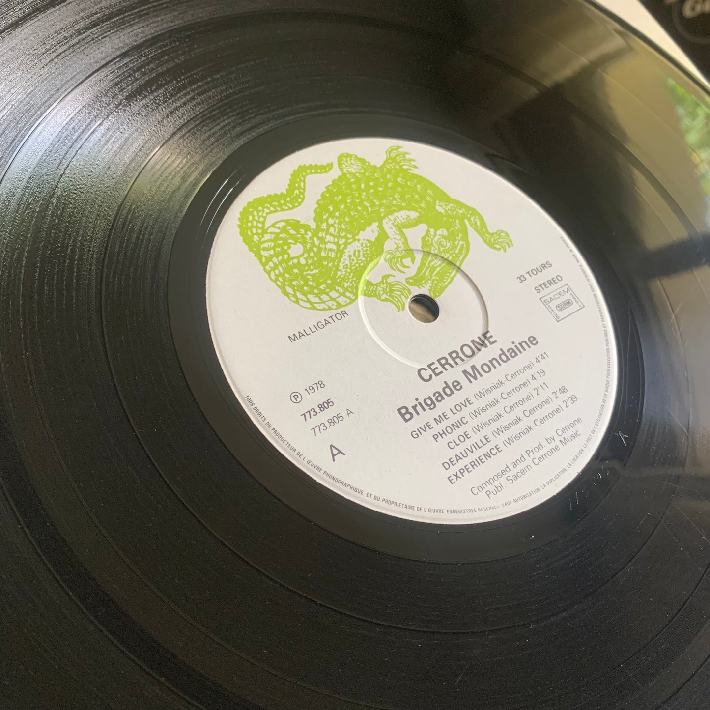 Cerrone - Brigade Mondaine - LP 1978 Occasion