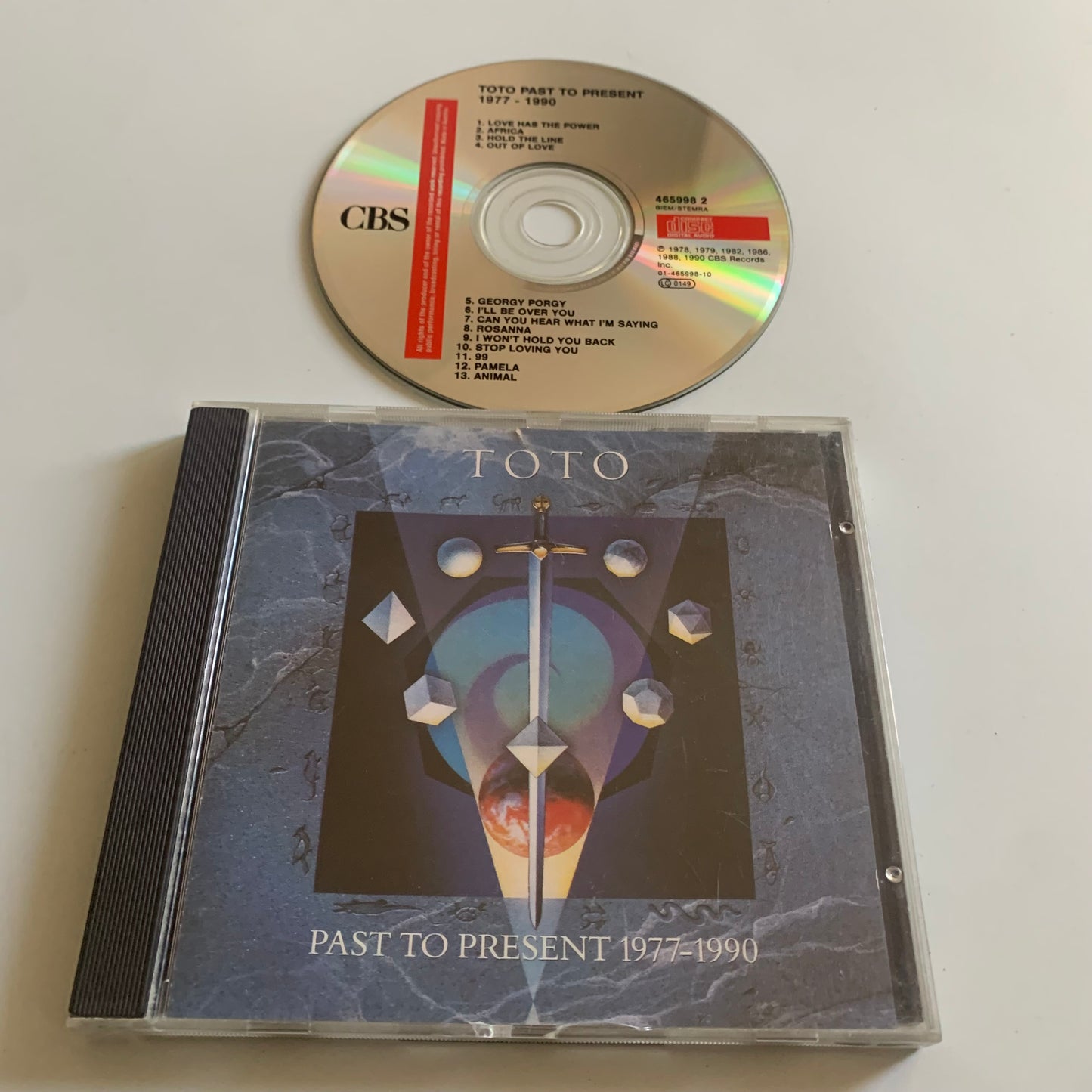CD - Toto - Past To Present 1977-1990 - Occasion