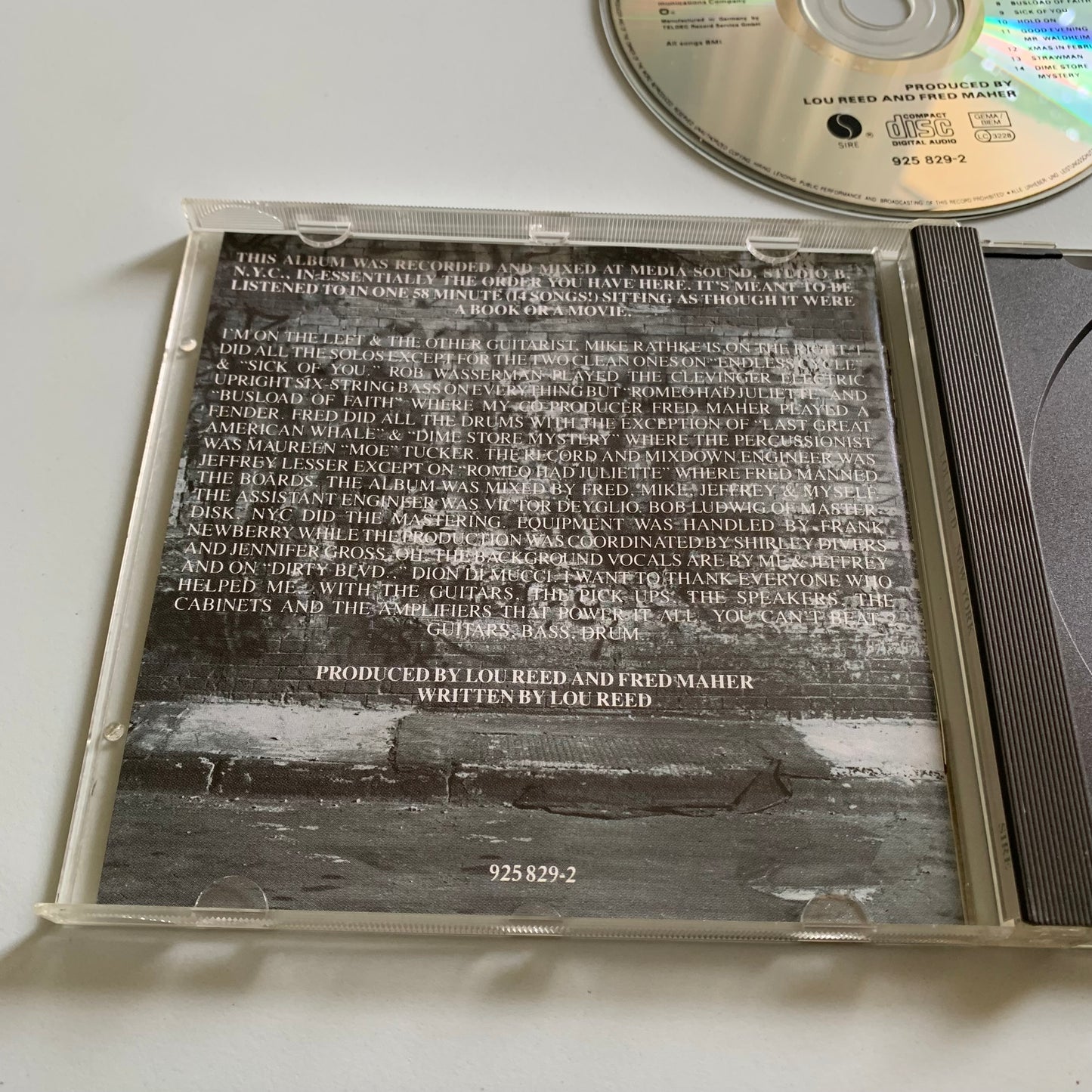 Lou Reed - New York - 1989 Occasion