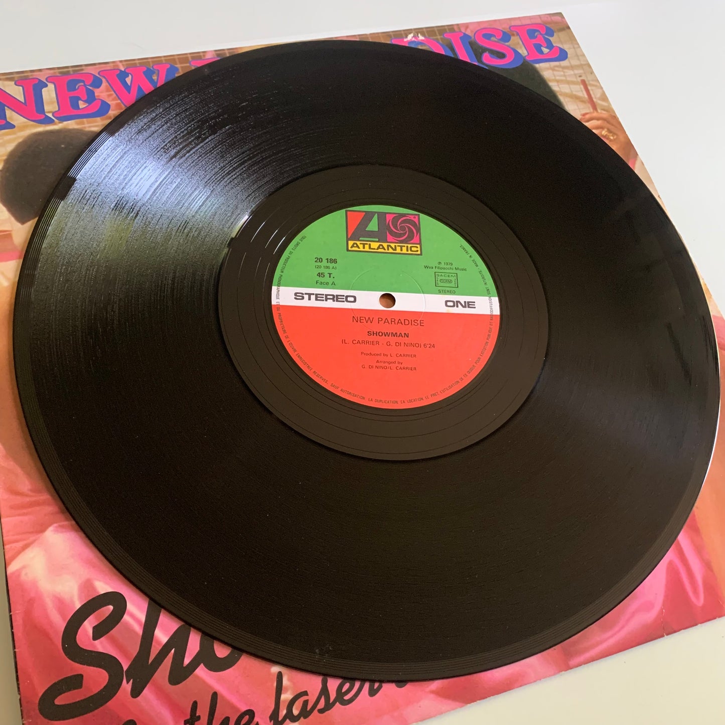 New Paradise - Showman / In The Laser Beams - Maxi Single 12” 1979 Occasion