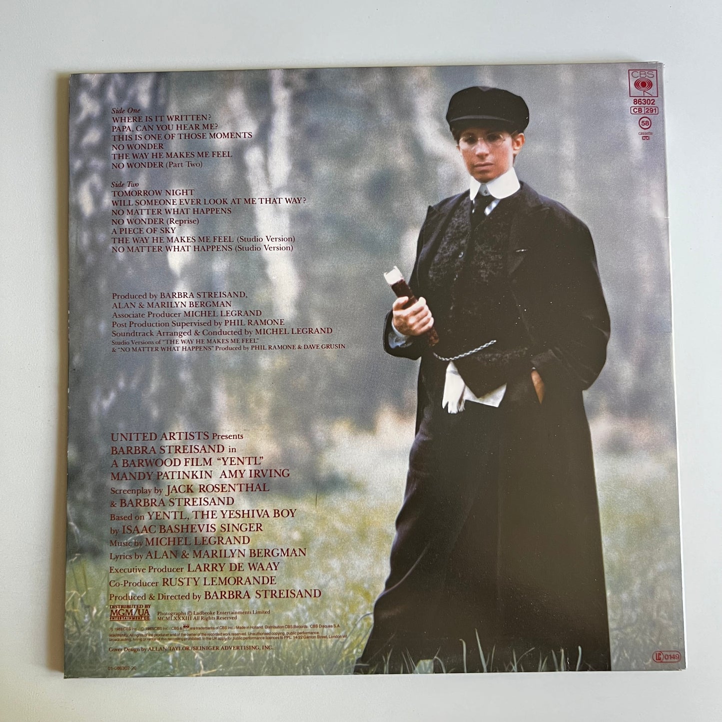 Barbra Streisand - Yentl - Original Motion Picture Soundtrack - LP 1983