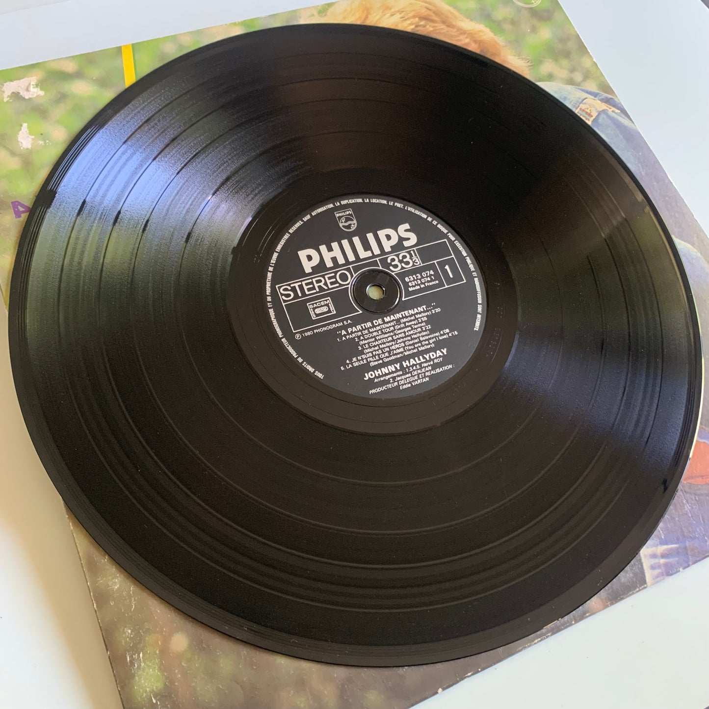 Johnny Hallyday - A Partir De Maintenant - LP 1980 Occasion