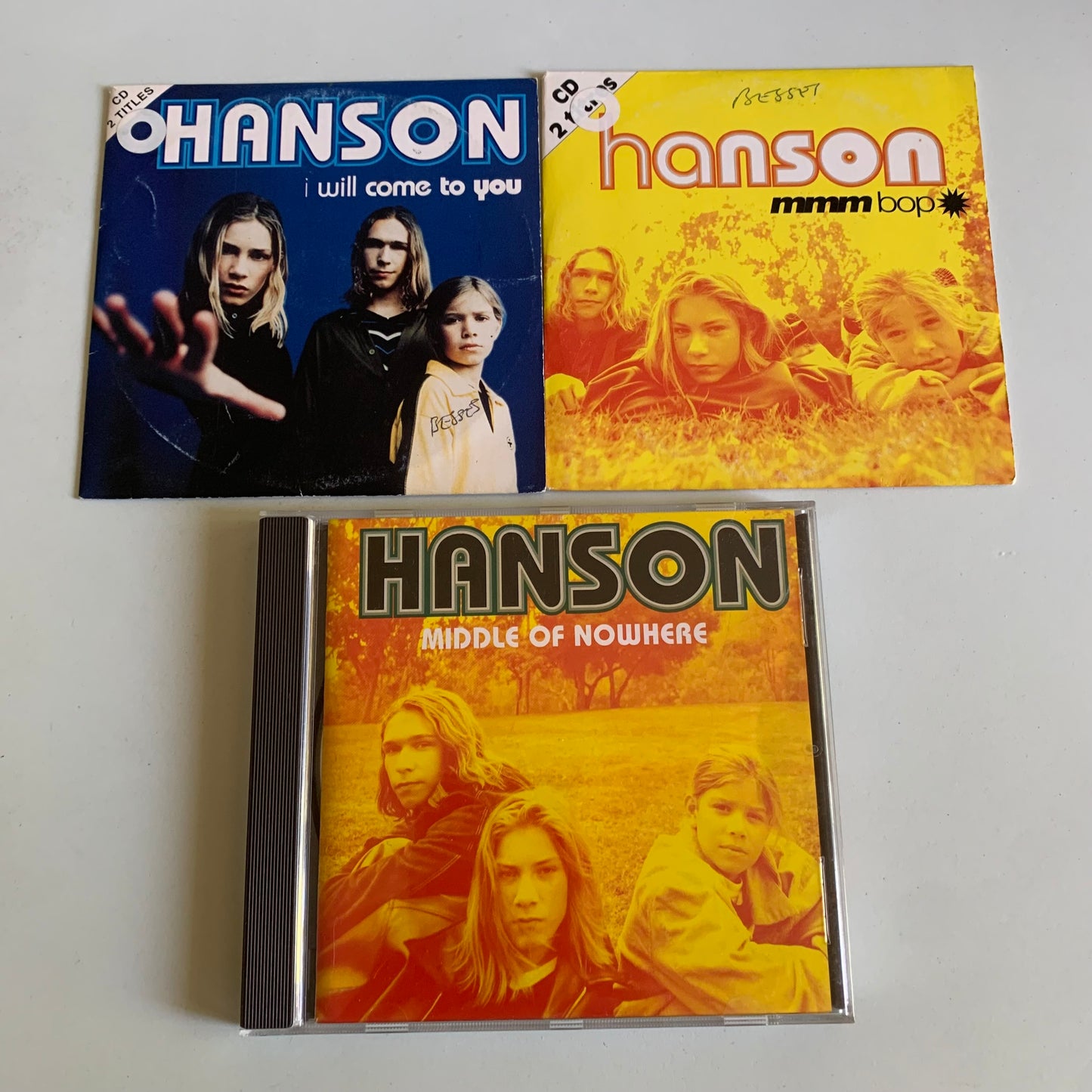 CD - Hanson - Middle Of Nowhere - Mmm Bop - I Will Come To You - Occasion