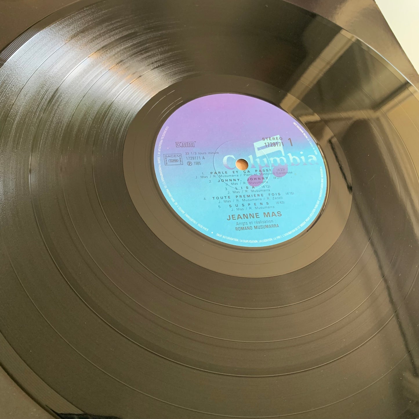 Jeanne Mas - Jeanne Mas - LP 1985 Occasion