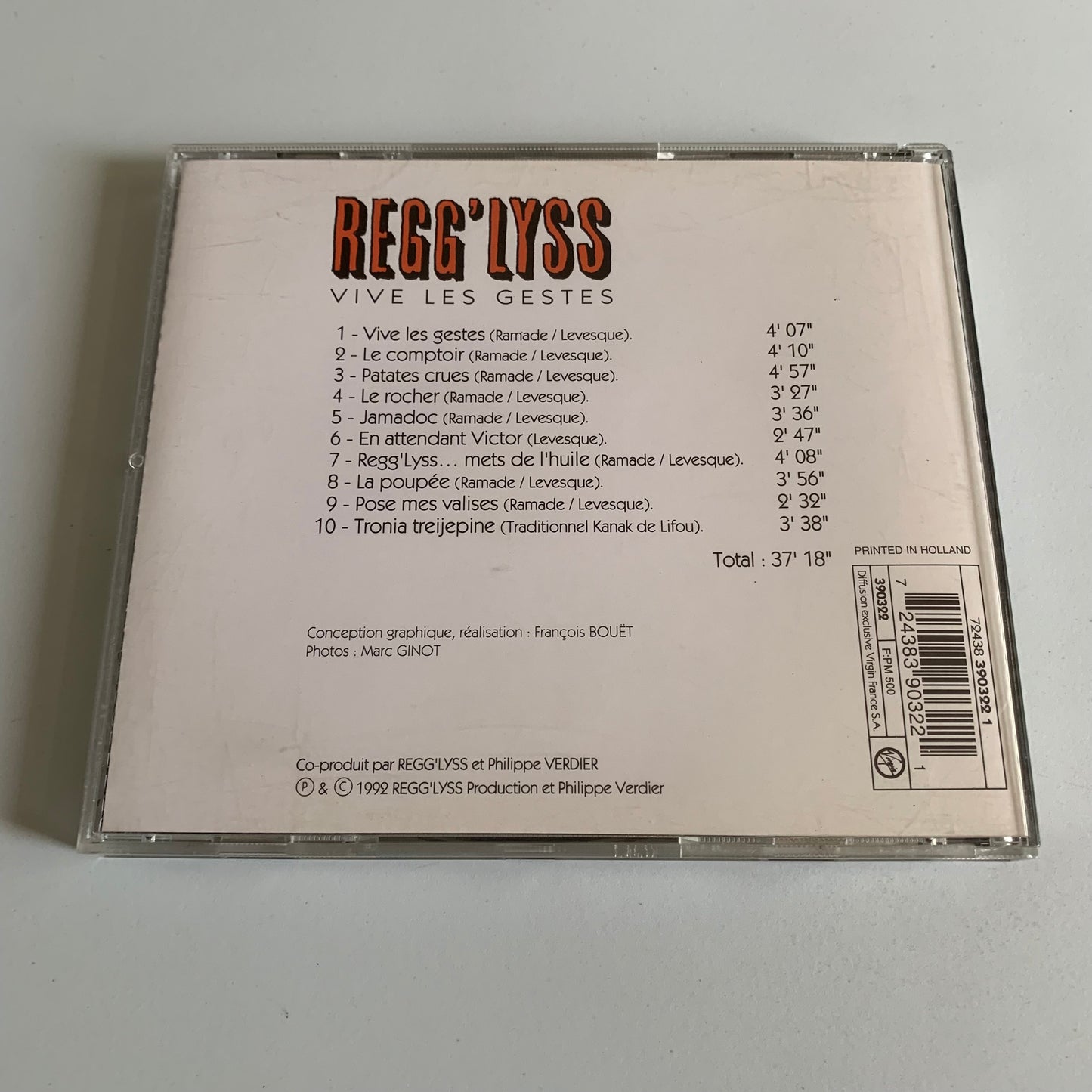 Regg'Lyss - Vive Les Gestes - 1993 Occasion