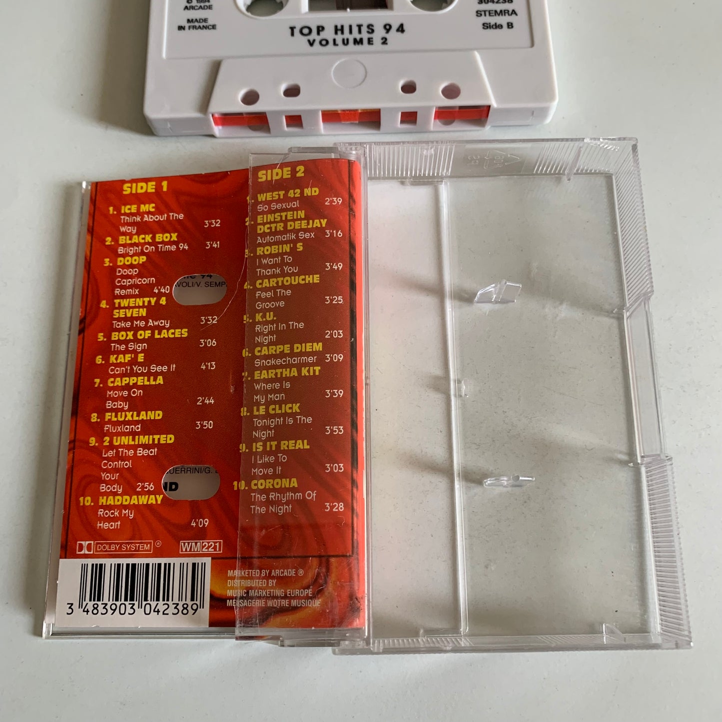 Variétés Compilation - Top Hits 94 Volume 2 - 1994 Occasion