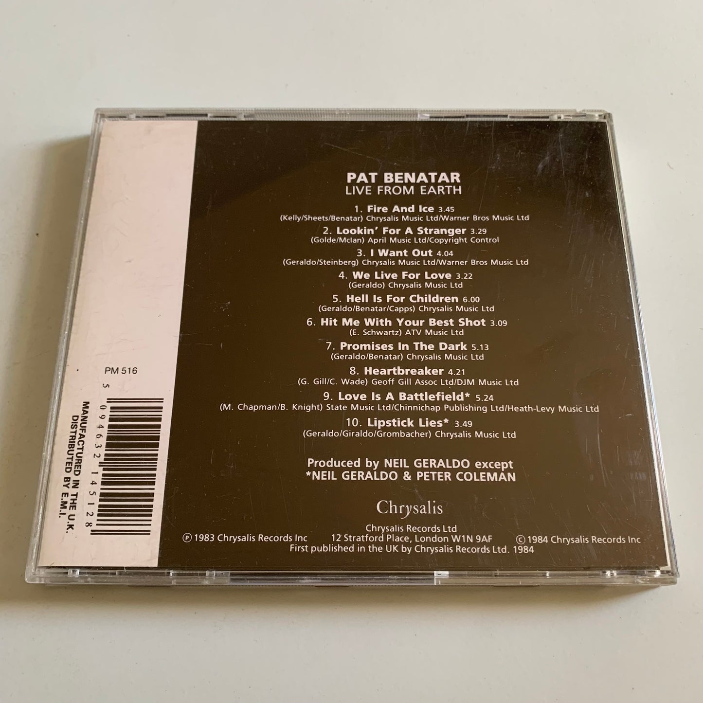 Par Benatar - Live From Earth - Occasion